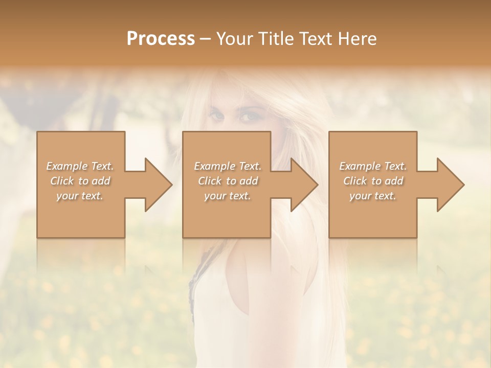 Skin Fresh Blonde PowerPoint Template