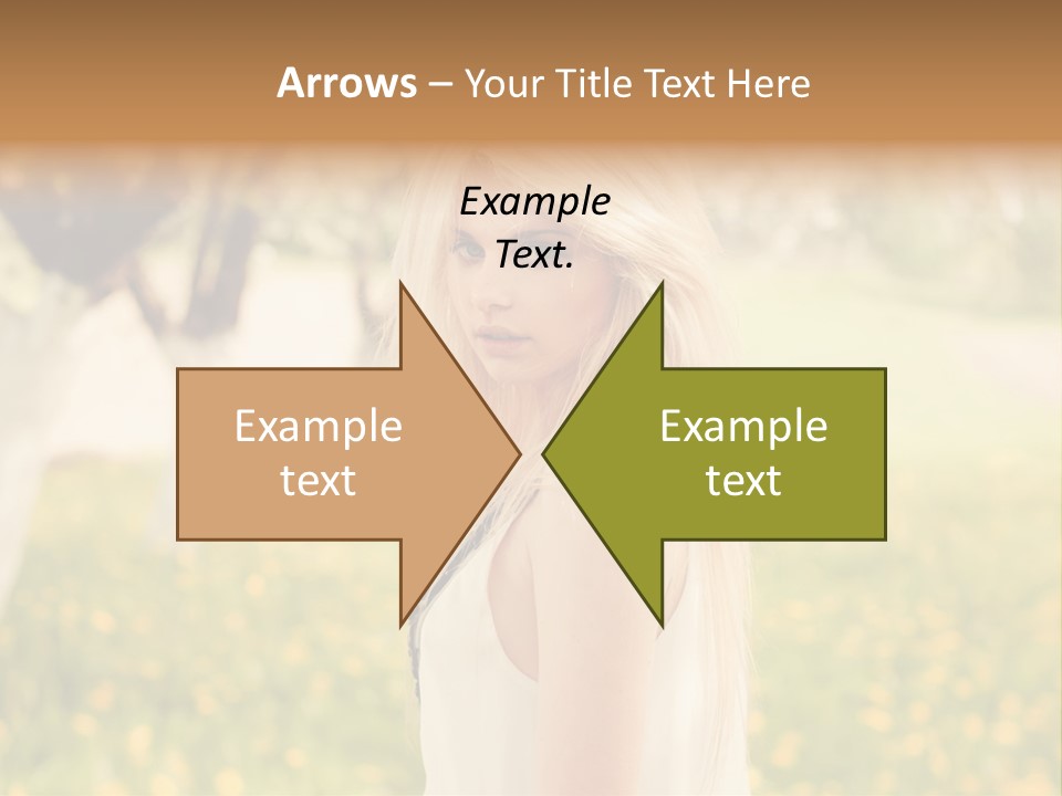 Skin Fresh Blonde PowerPoint Template