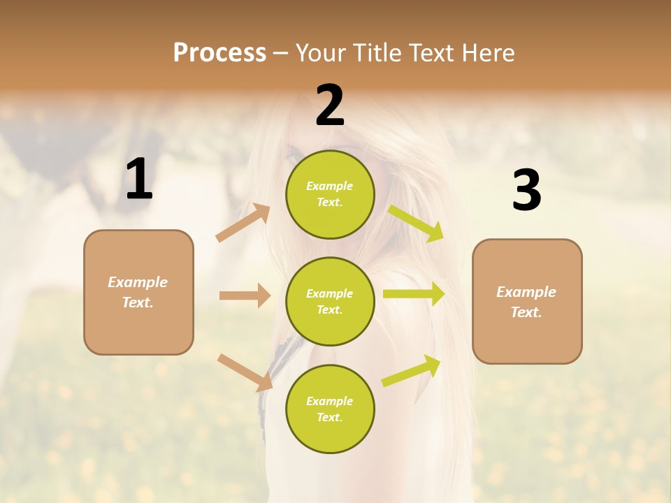 Skin Fresh Blonde PowerPoint Template