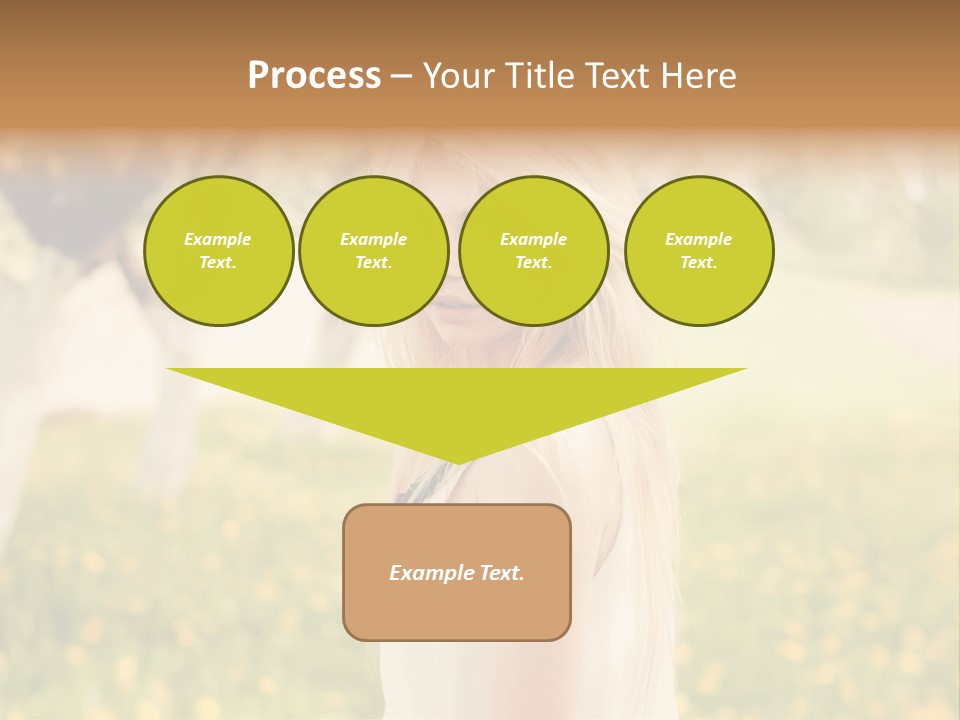 Skin Fresh Blonde PowerPoint Template