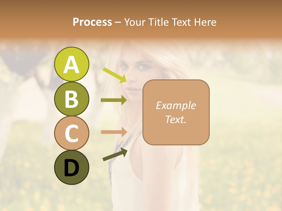 Skin Fresh Blonde PowerPoint Template