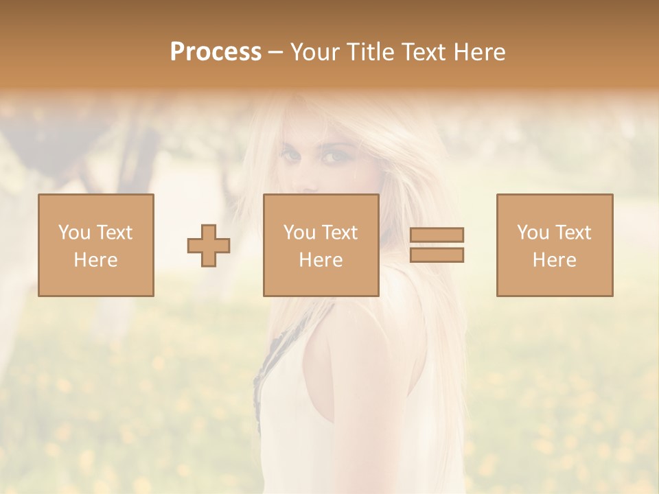 Skin Fresh Blonde PowerPoint Template