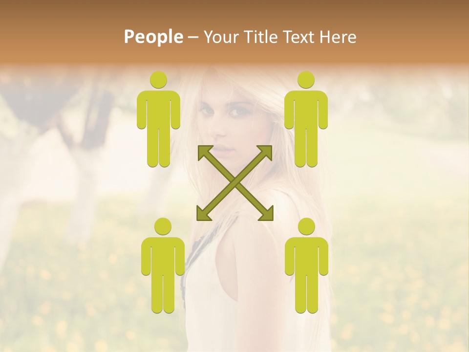 Skin Fresh Blonde PowerPoint Template