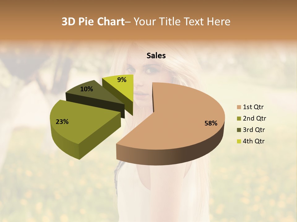 Skin Fresh Blonde PowerPoint Template