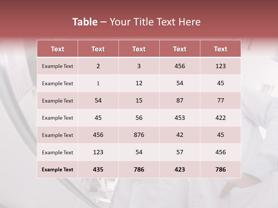 Man Uniform Work PowerPoint Template