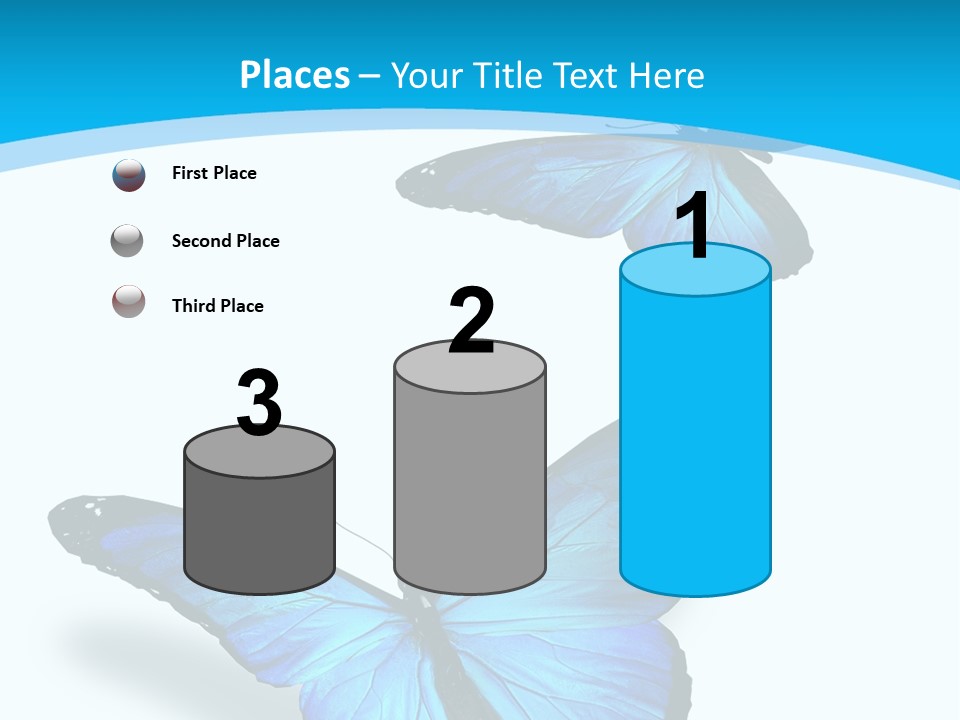 Two White Summer PowerPoint Template