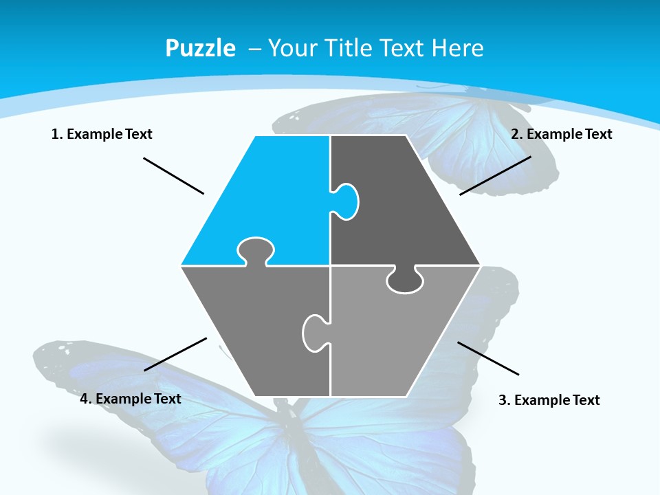 Two White Summer PowerPoint Template