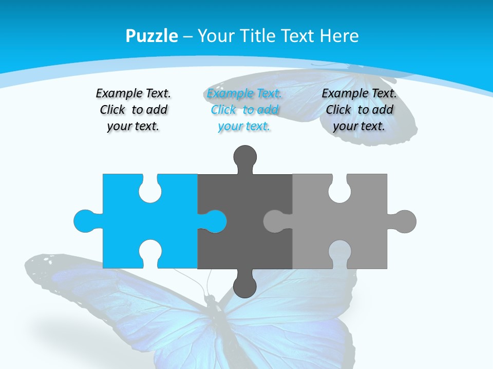 Two White Summer PowerPoint Template