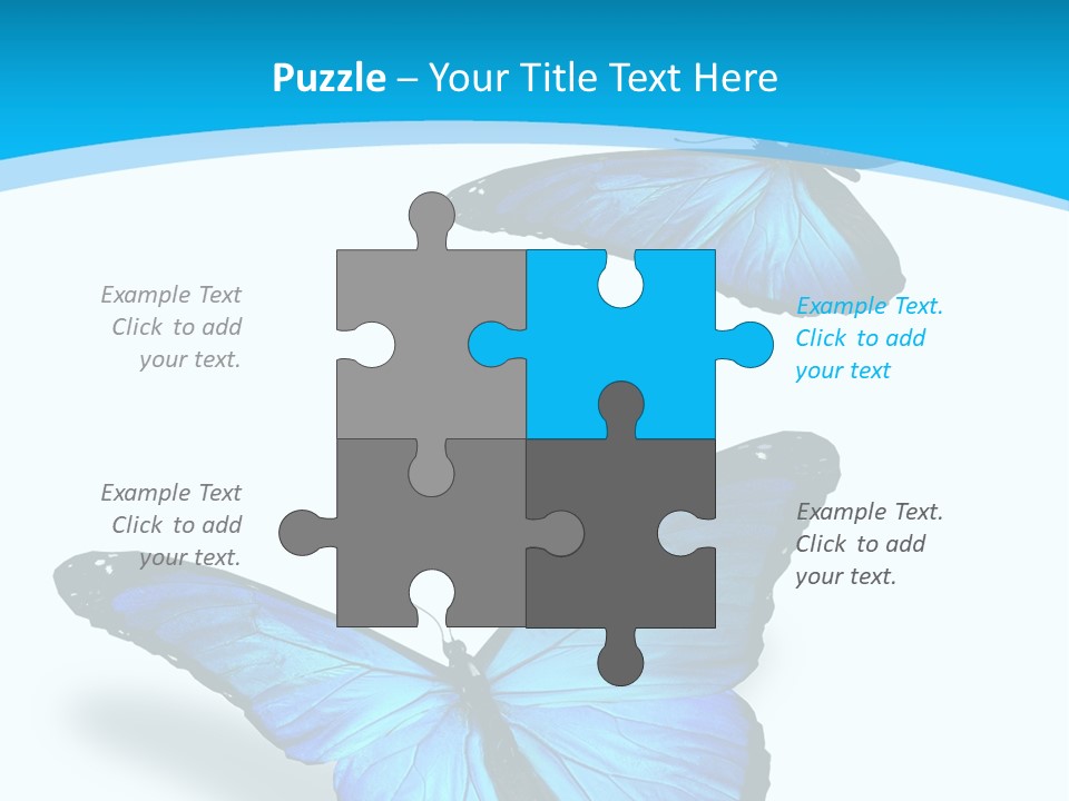 Two White Summer PowerPoint Template