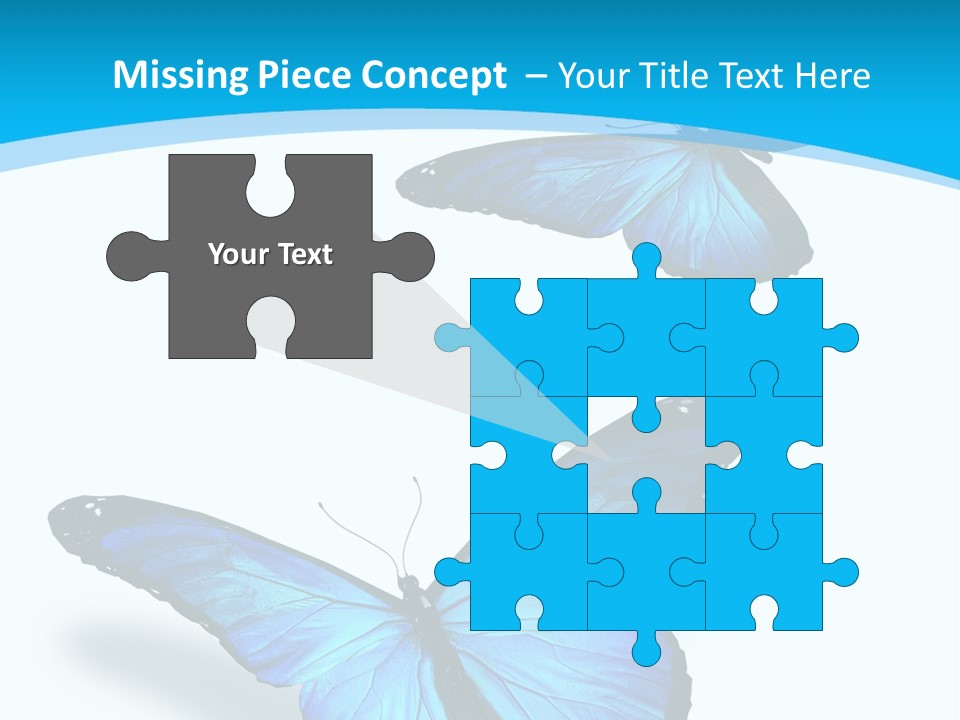 Two White Summer PowerPoint Template