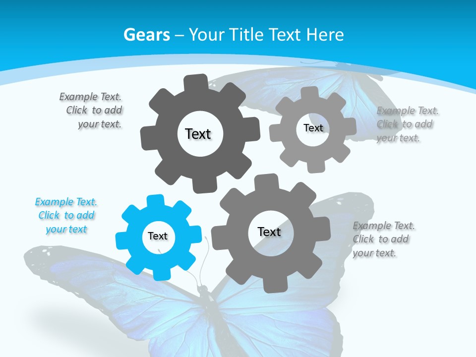 Two White Summer PowerPoint Template