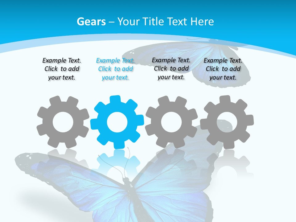 Two White Summer PowerPoint Template