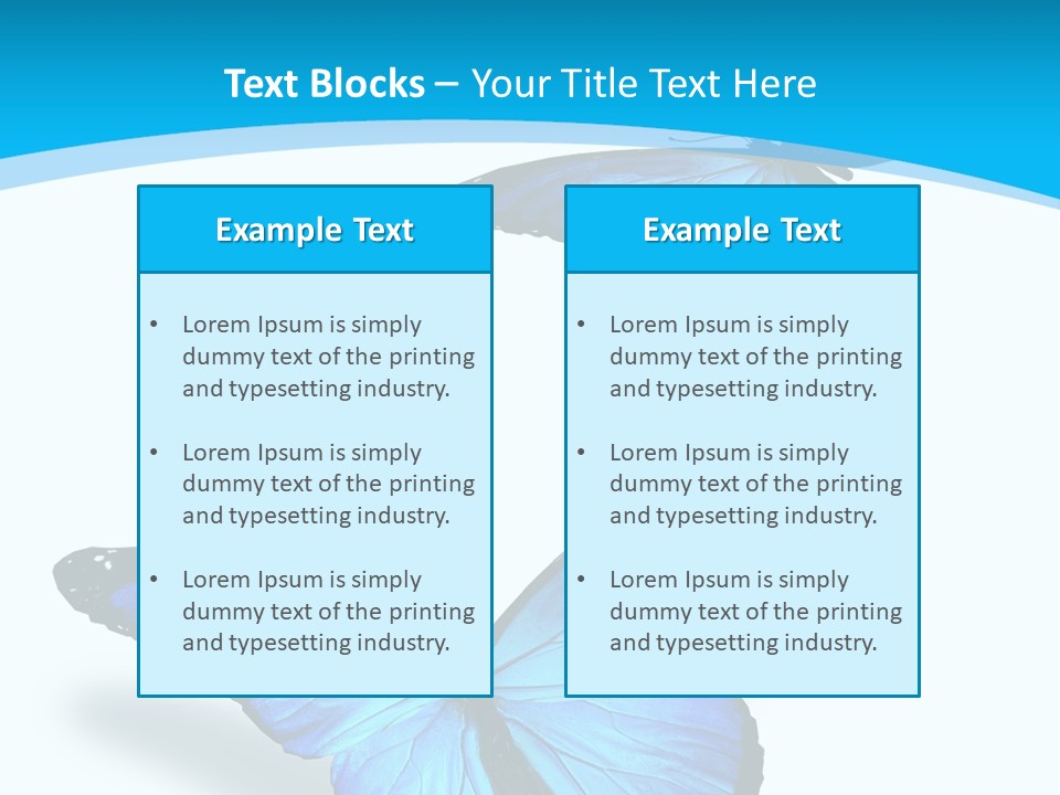 Two White Summer PowerPoint Template