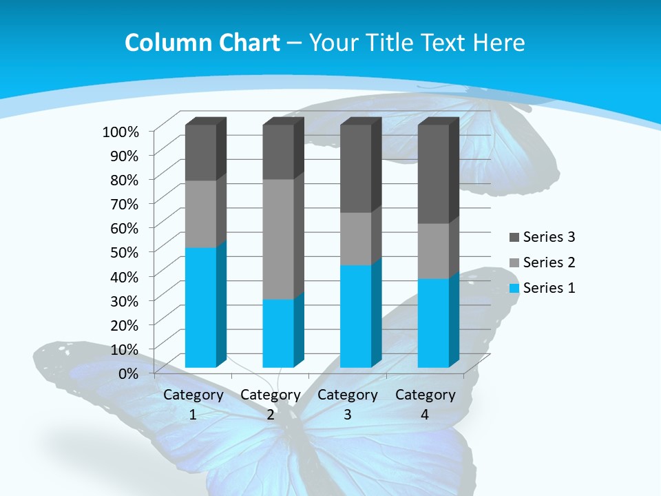 Two White Summer PowerPoint Template