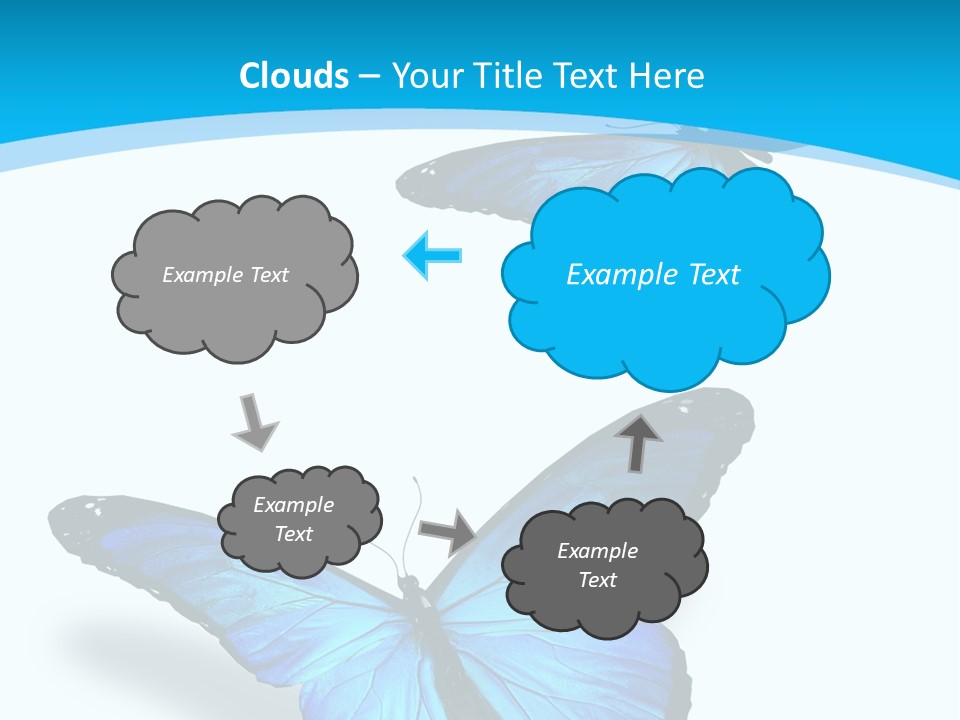 Two White Summer PowerPoint Template