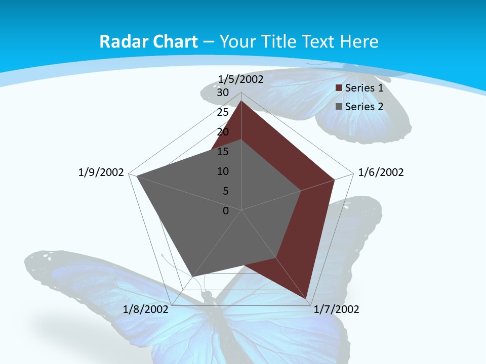 Two White Summer PowerPoint Template