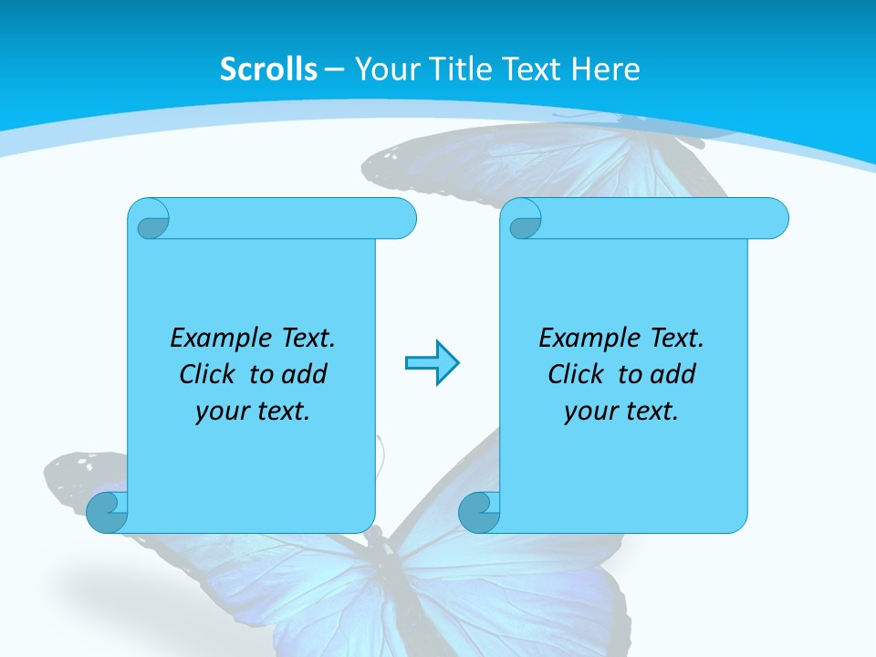 Two White Summer PowerPoint Template