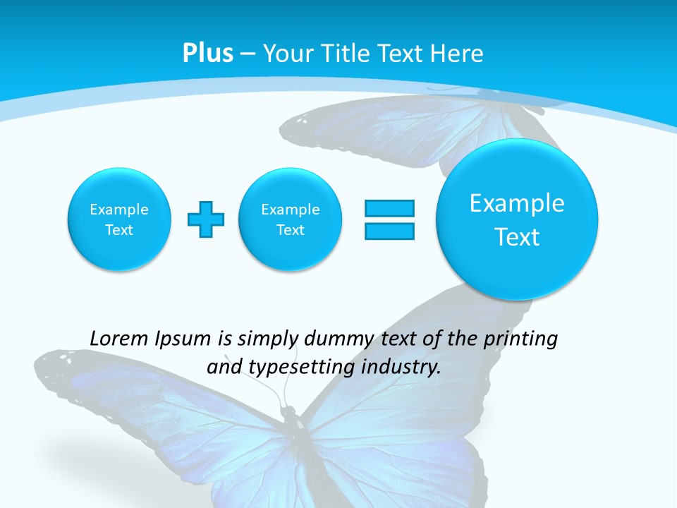Two White Summer PowerPoint Template