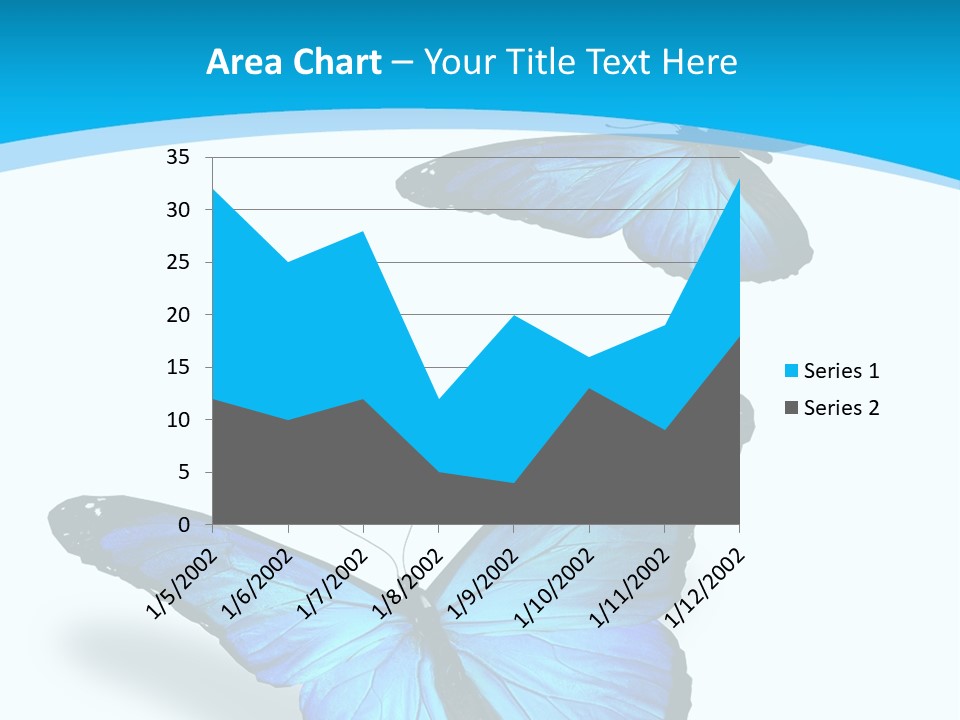 Two White Summer PowerPoint Template