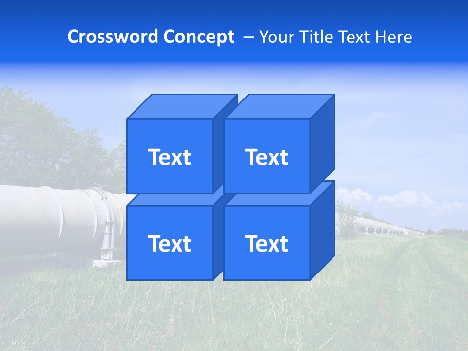 Construction Cloud Equipment PowerPoint Template