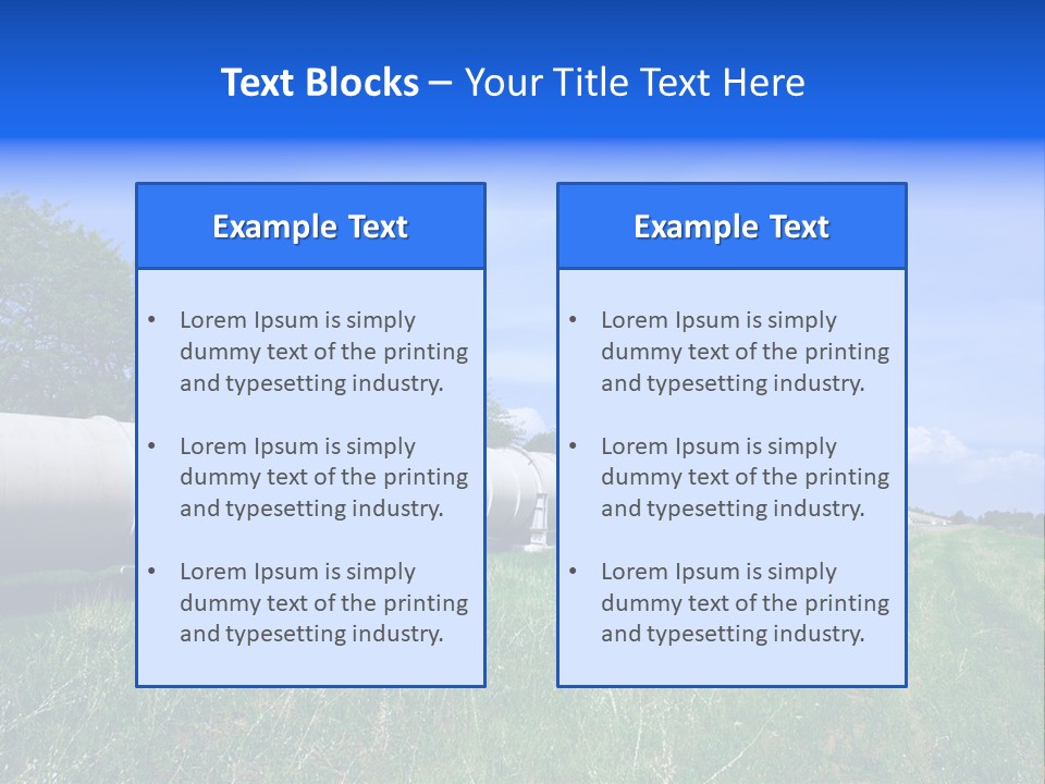 Construction Cloud Equipment PowerPoint Template