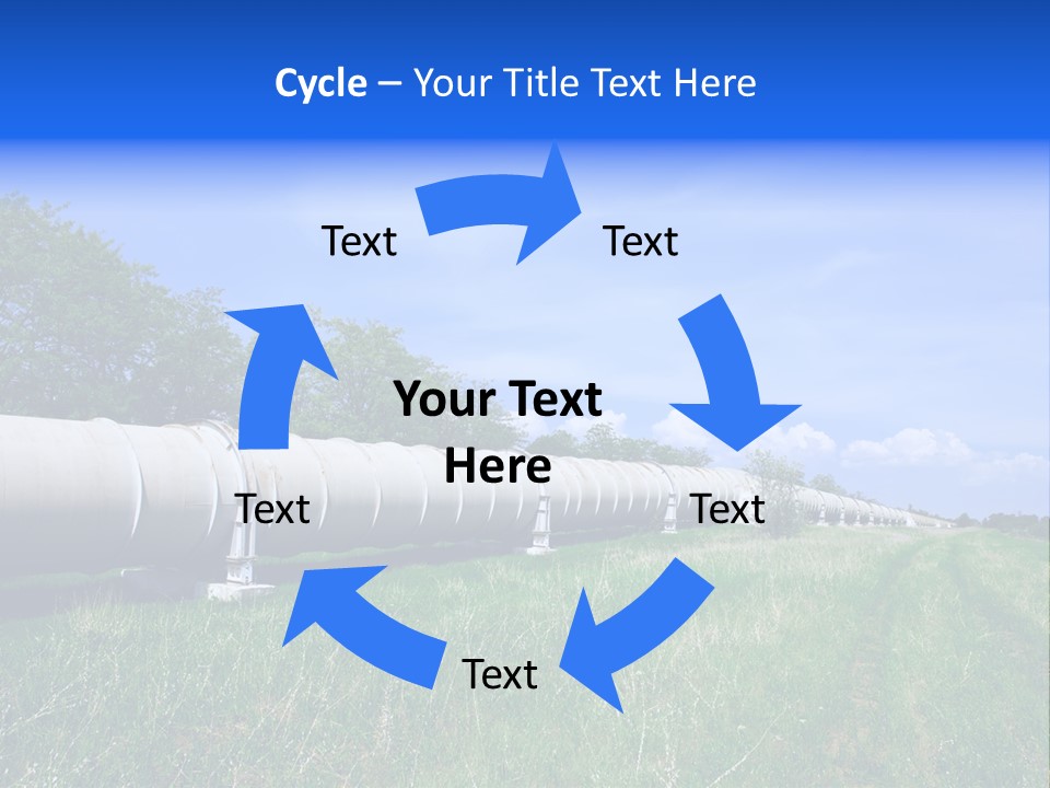 Construction Cloud Equipment PowerPoint Template