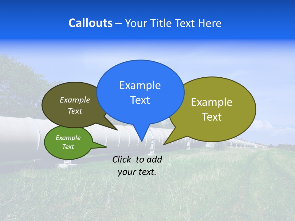 Construction Cloud Equipment PowerPoint Template