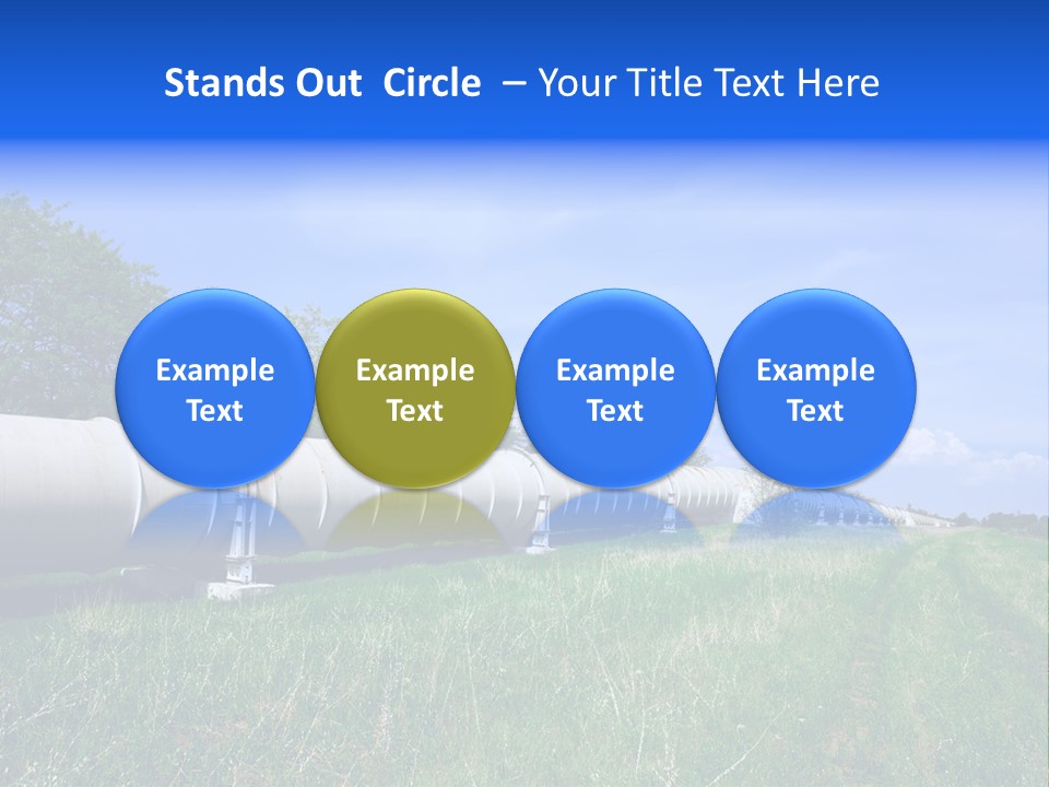 Construction Cloud Equipment PowerPoint Template