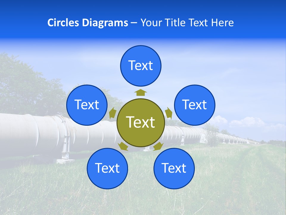 Construction Cloud Equipment PowerPoint Template