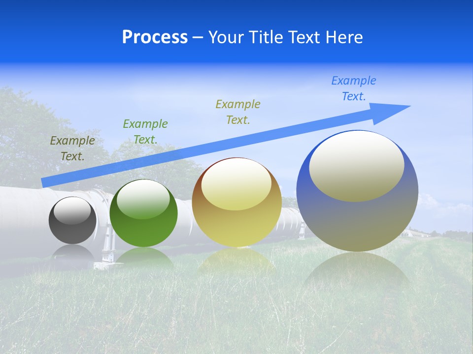 Construction Cloud Equipment PowerPoint Template