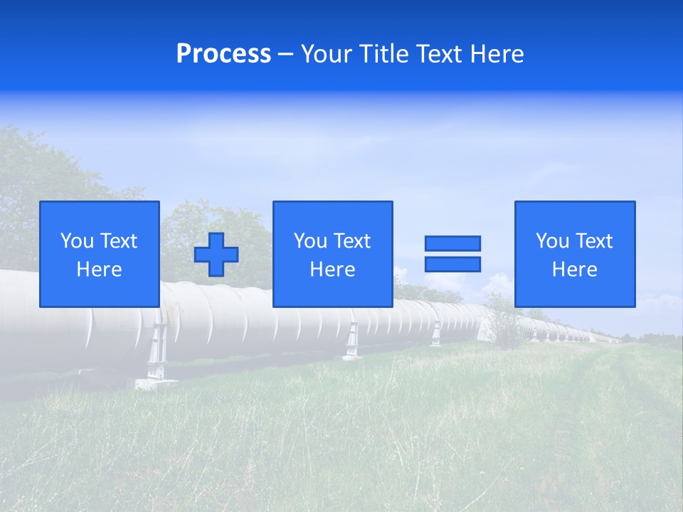 Construction Cloud Equipment PowerPoint Template