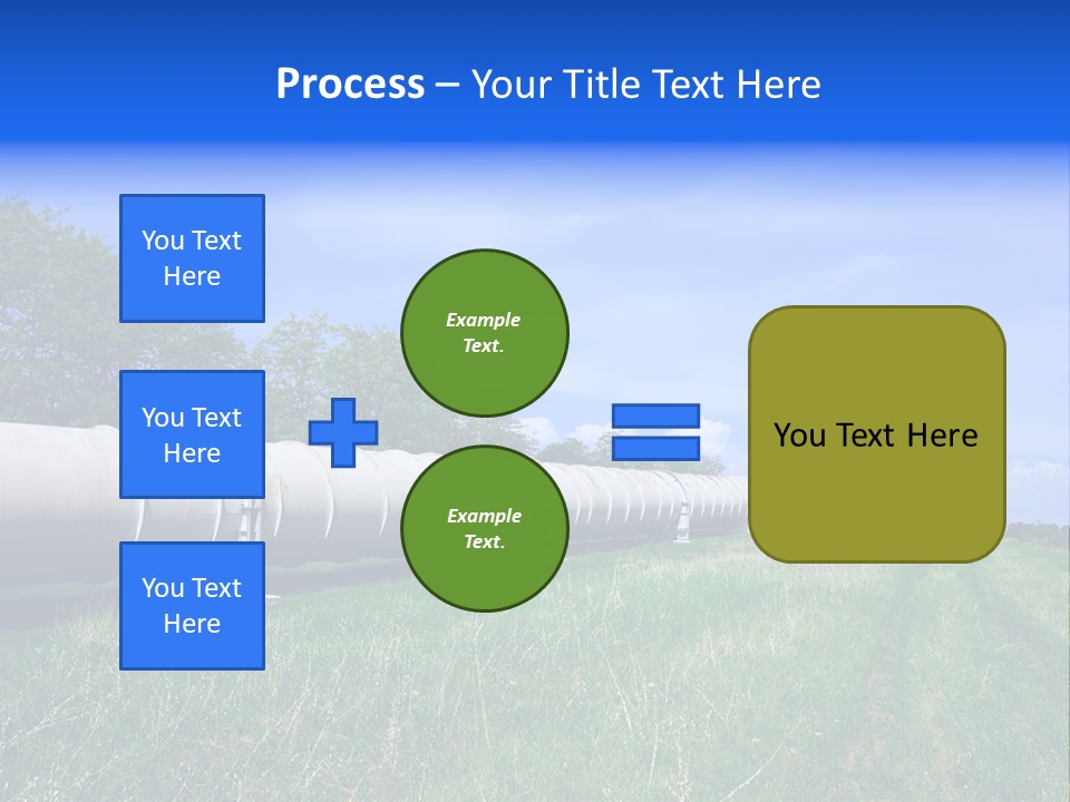 Construction Cloud Equipment PowerPoint Template