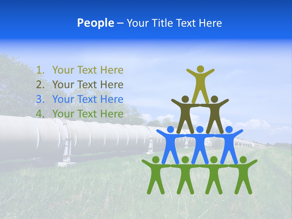 Construction Cloud Equipment PowerPoint Template