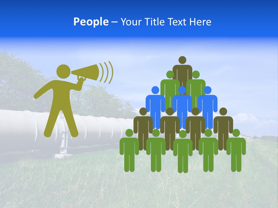 Construction Cloud Equipment PowerPoint Template