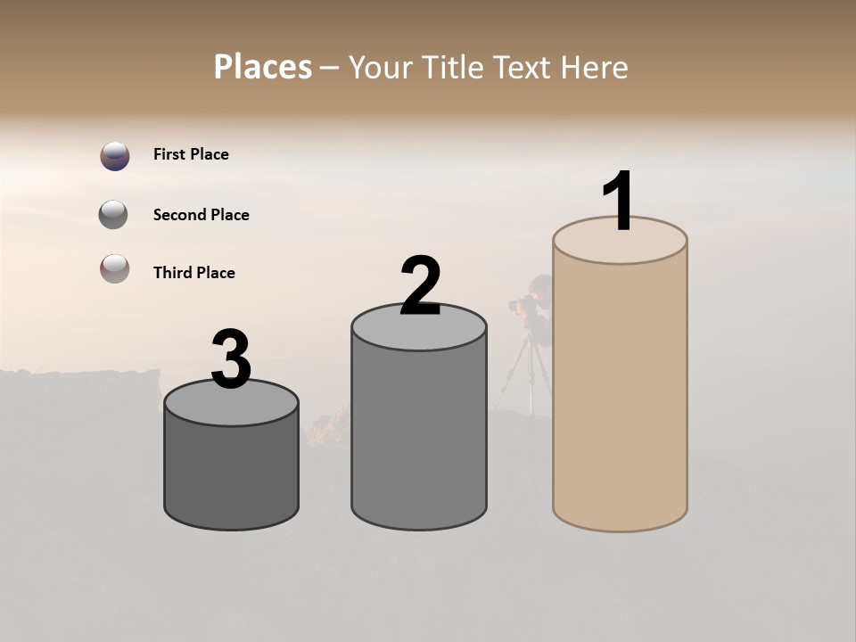Journalist Shooting Technology PowerPoint Template