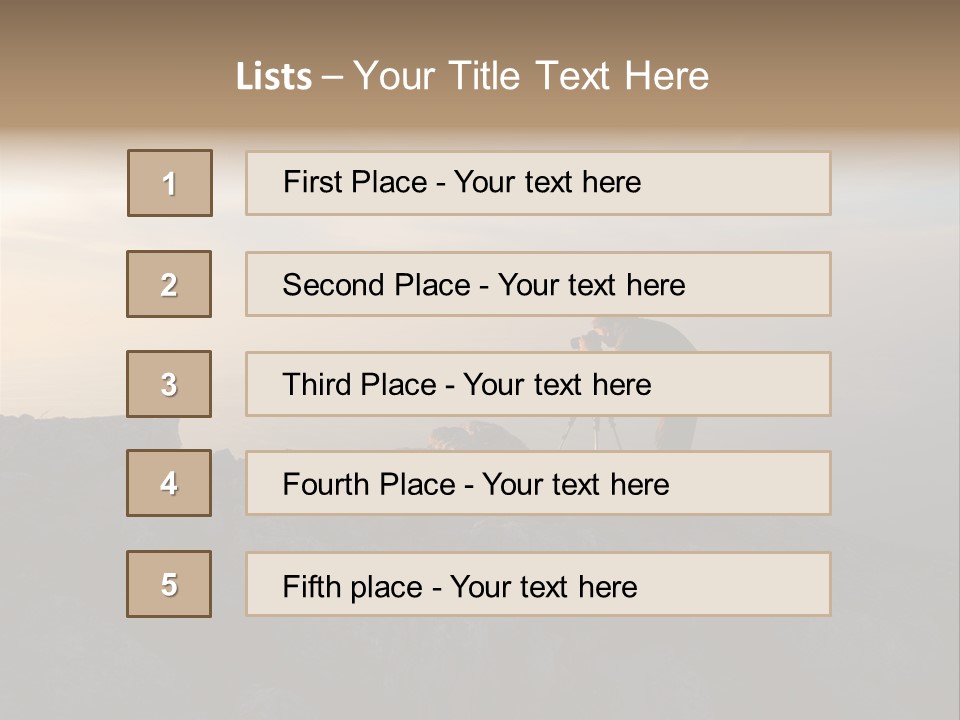 Journalist Shooting Technology PowerPoint Template