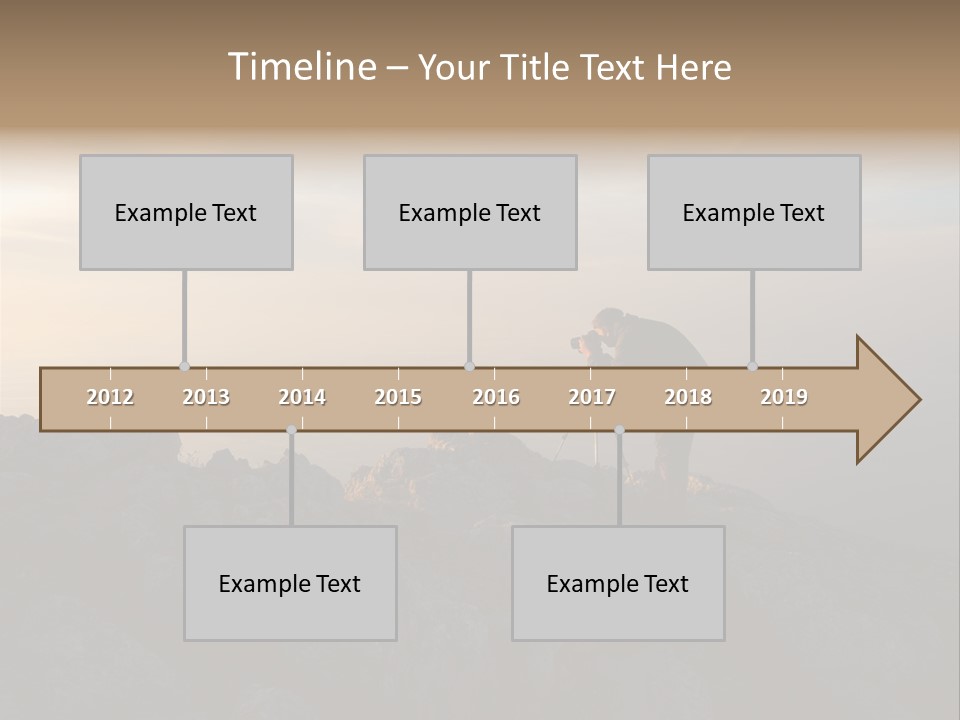 Journalist Shooting Technology PowerPoint Template