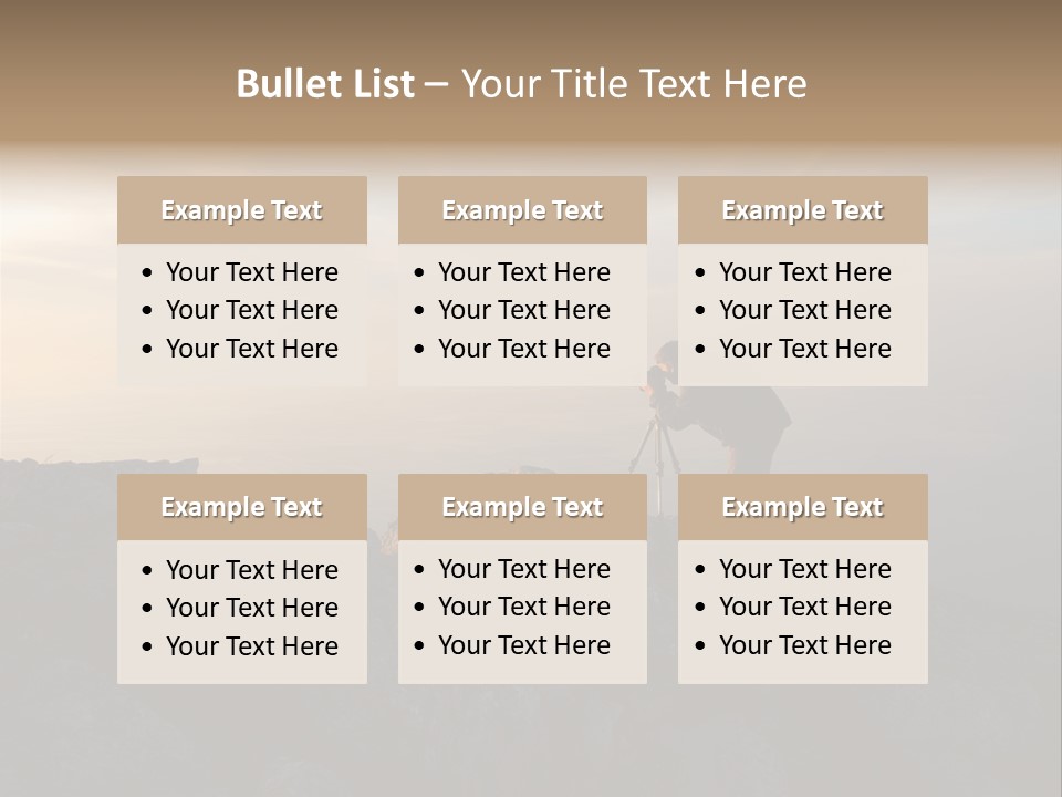 Journalist Shooting Technology PowerPoint Template