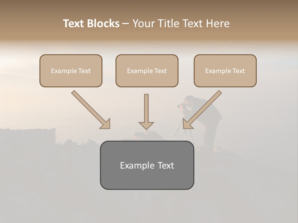Journalist Shooting Technology PowerPoint Template
