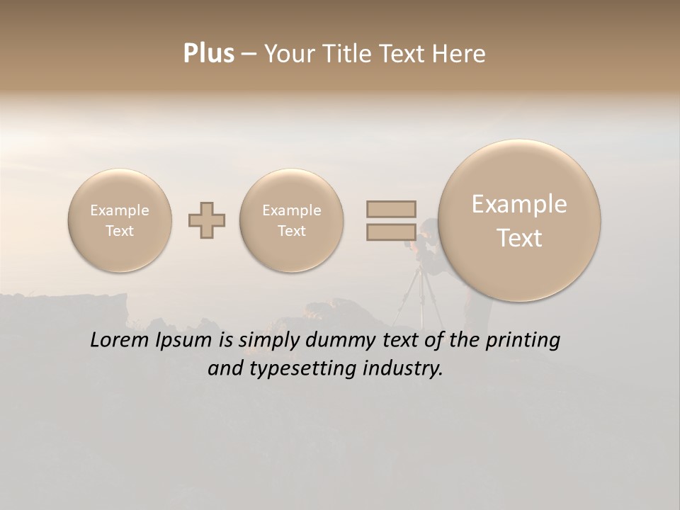 Journalist Shooting Technology PowerPoint Template