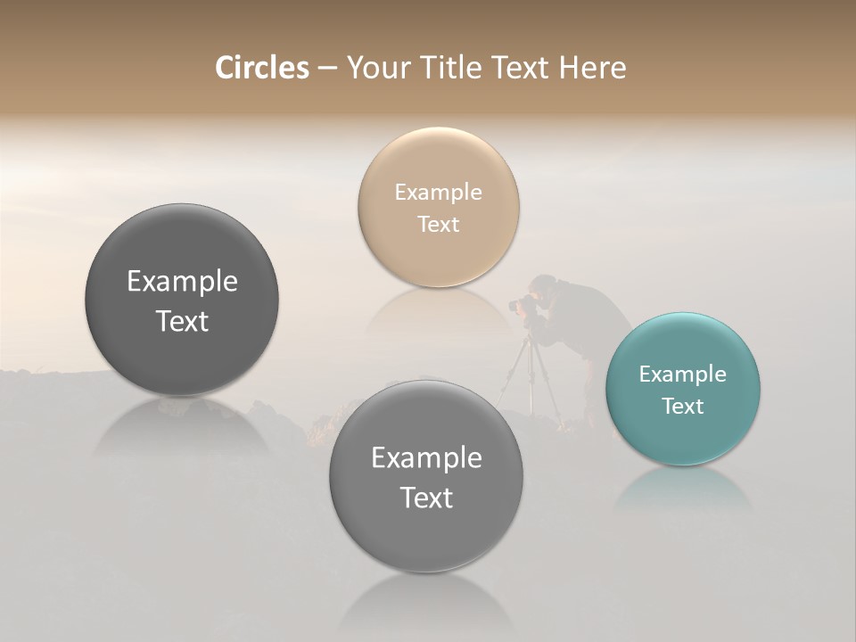 Journalist Shooting Technology PowerPoint Template