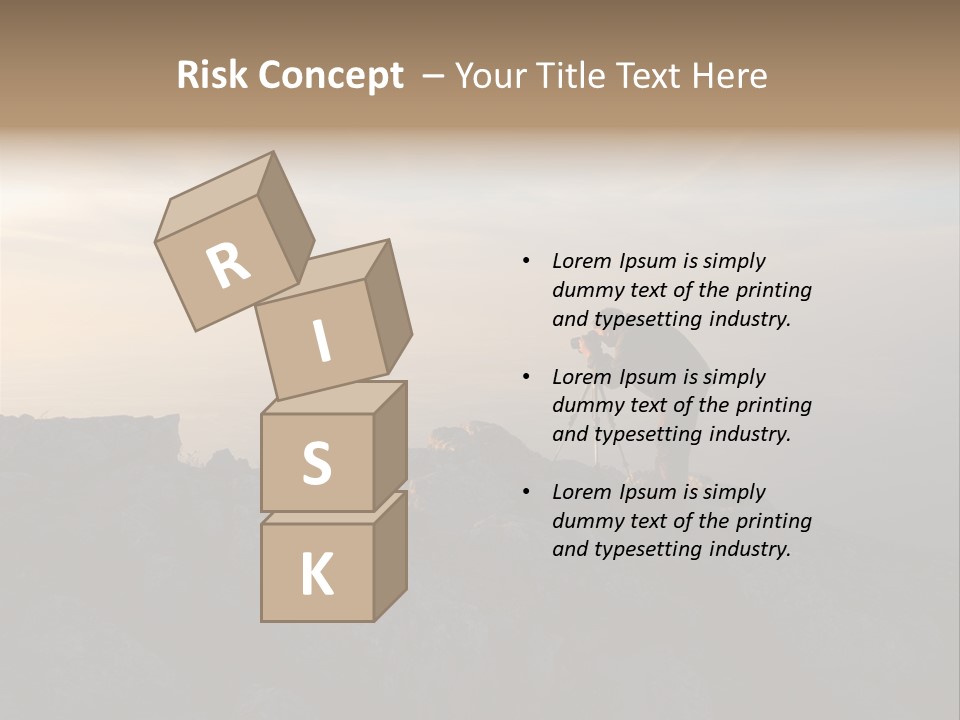 Journalist Shooting Technology PowerPoint Template