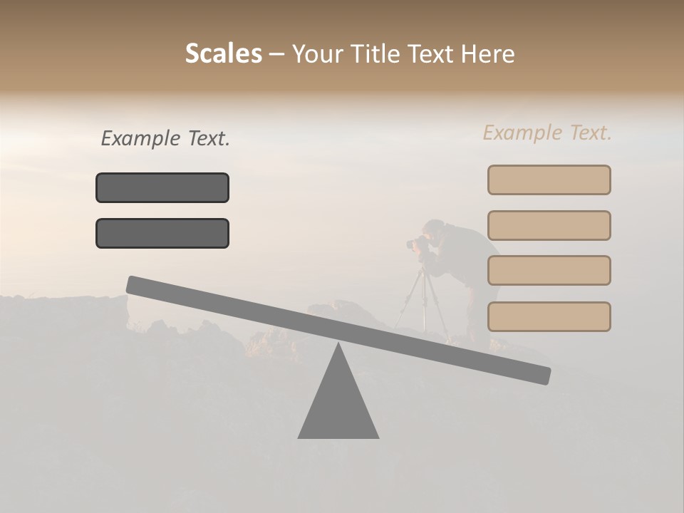 Journalist Shooting Technology PowerPoint Template