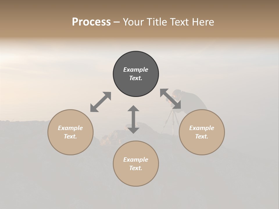 Journalist Shooting Technology PowerPoint Template