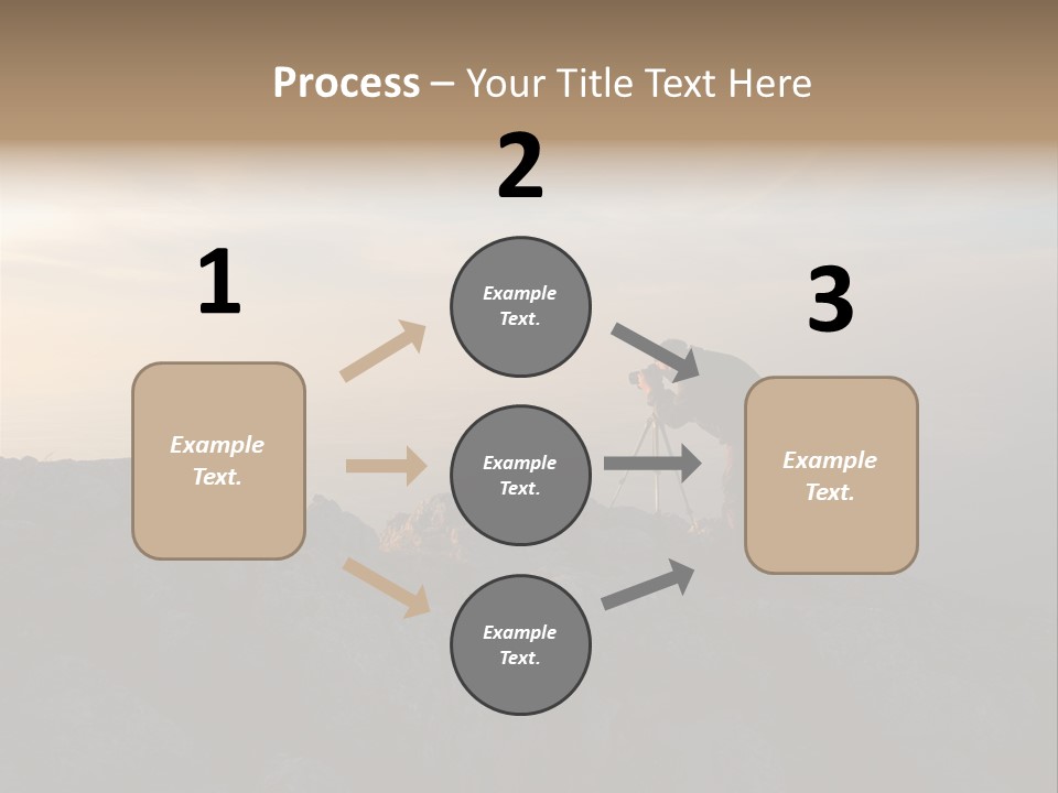 Journalist Shooting Technology PowerPoint Template