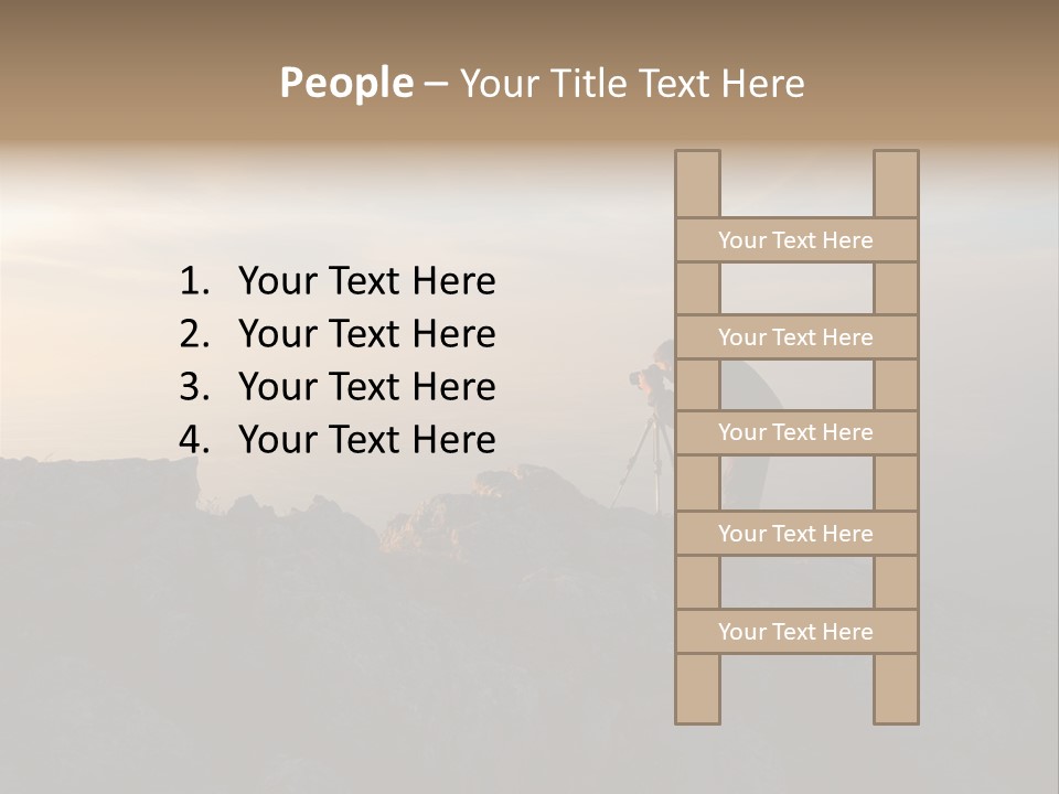 Journalist Shooting Technology PowerPoint Template
