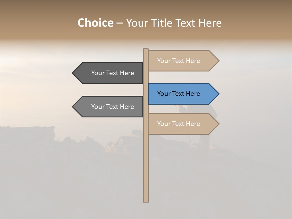 Journalist Shooting Technology PowerPoint Template