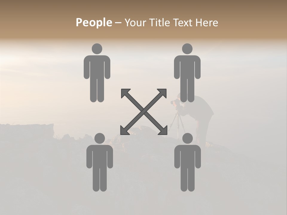 Journalist Shooting Technology PowerPoint Template