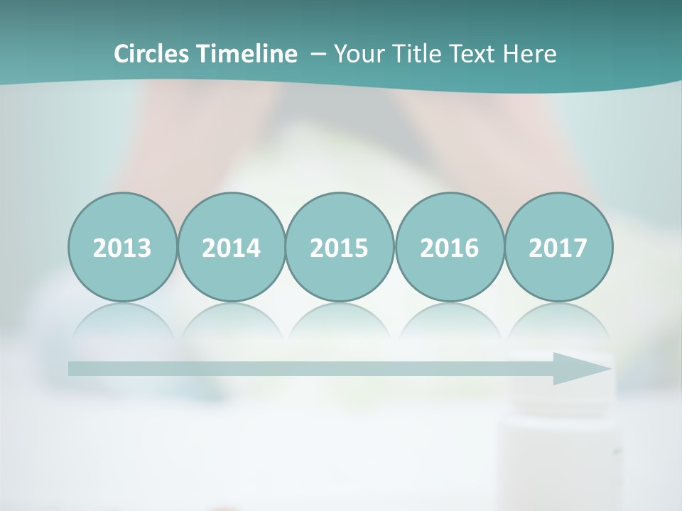 Patient Bed Young PowerPoint Template