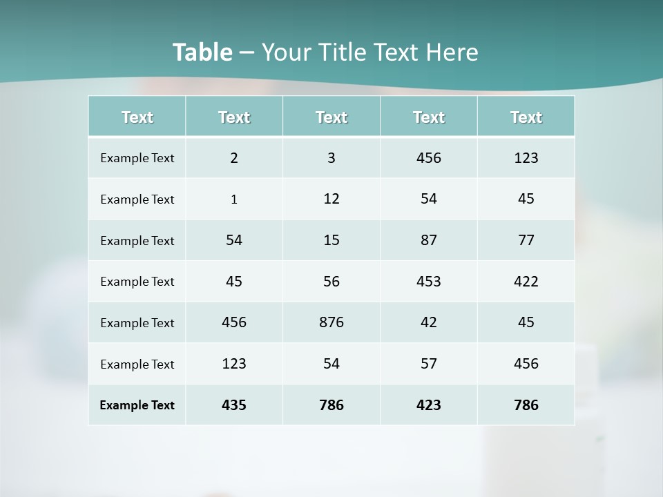 Patient Bed Young PowerPoint Template